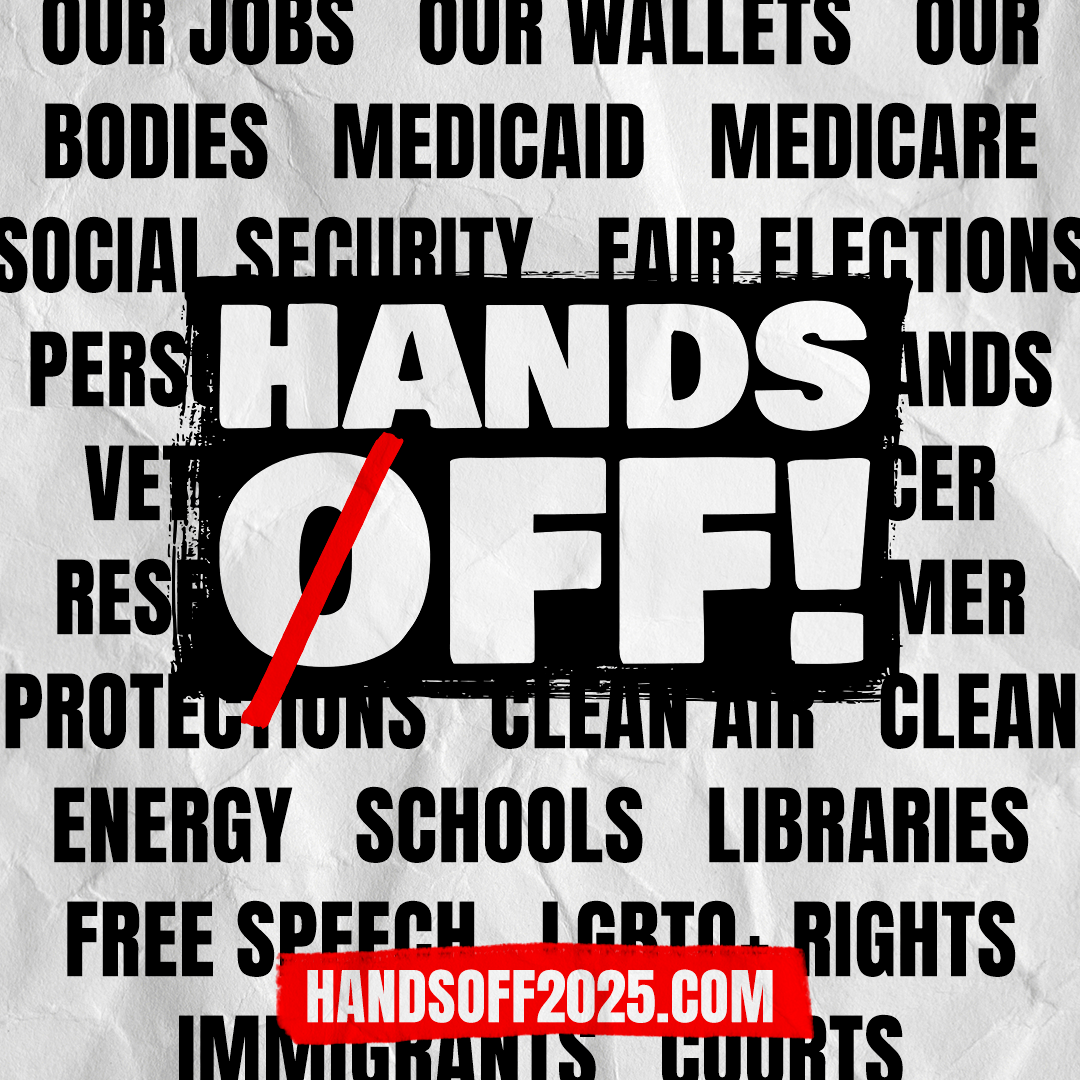 April 5th: Rise up and say “Hands Off our Communities”